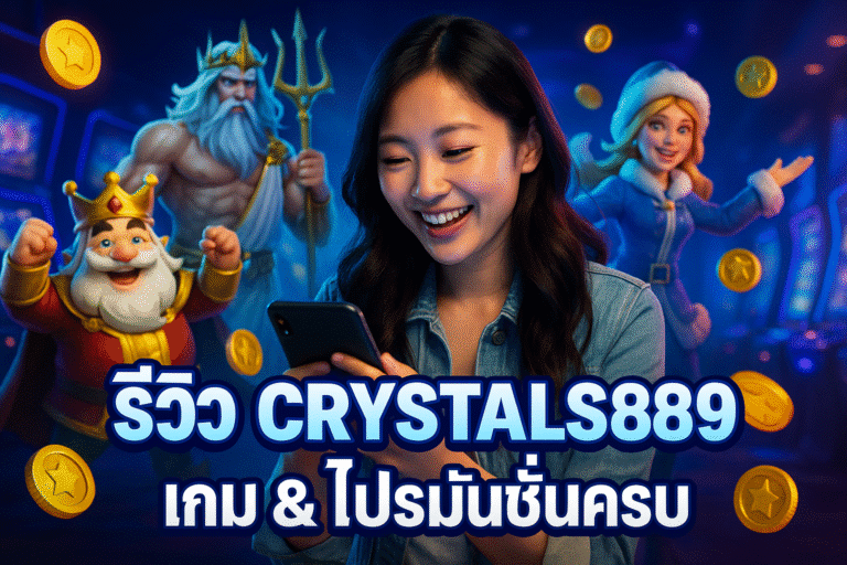 รีวิว CRYSTALS889 เกม & โปรโมชั่นครบ