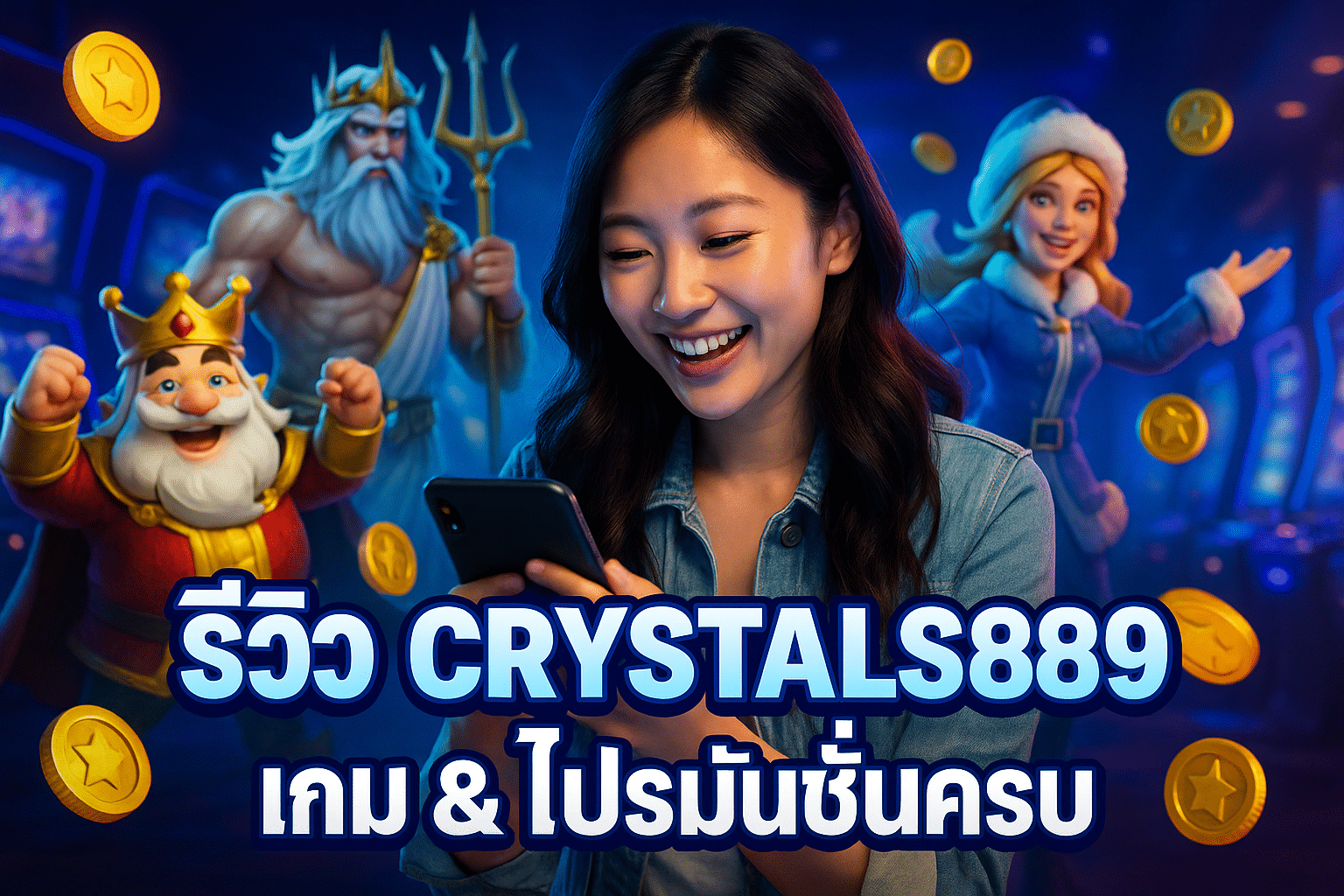 รีวิว CRYSTALS889 เกม & โปรโมชั่นครบ