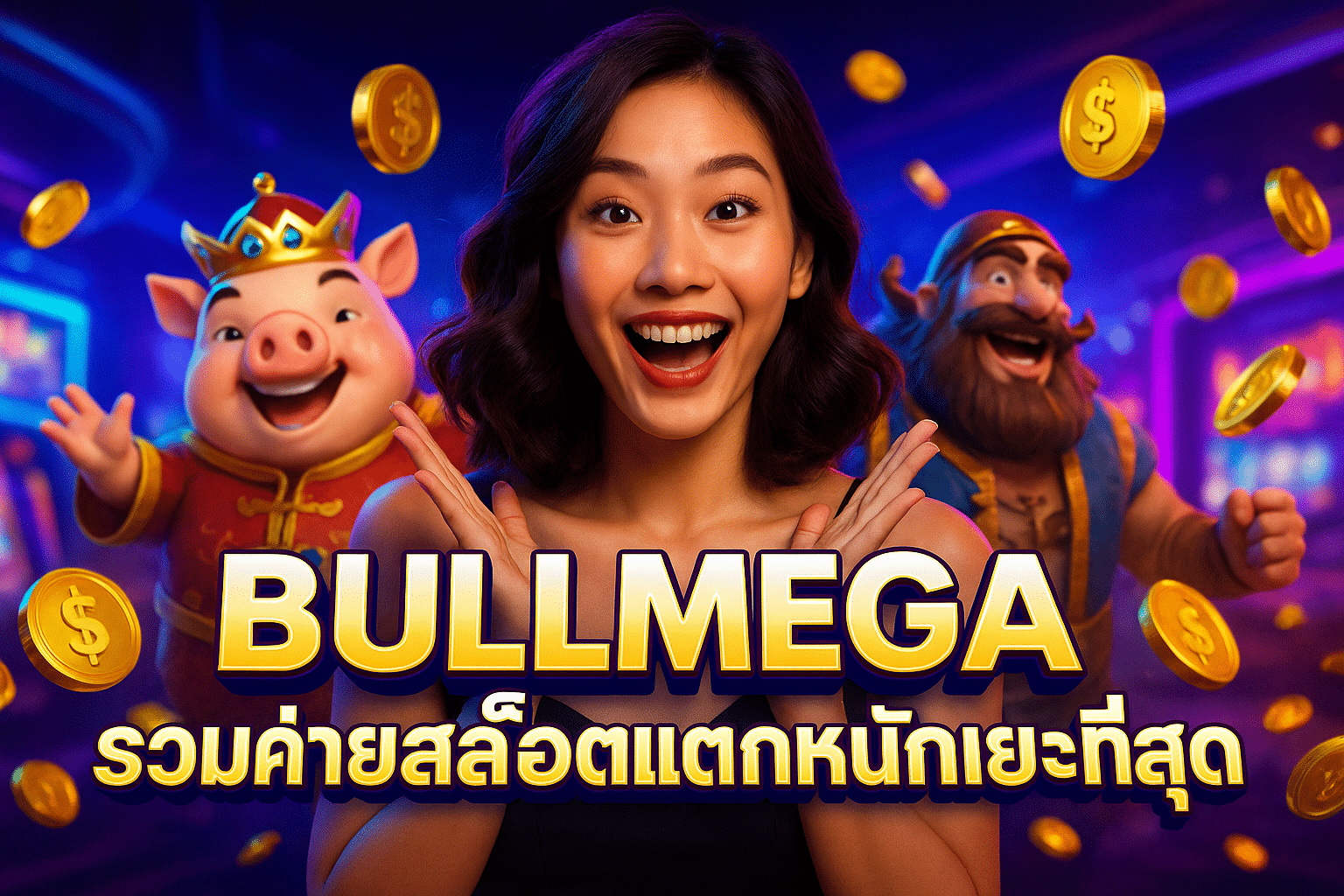 BULLMEGA รวมค่ายสล็อตแตกหนักเยอะที่สุด